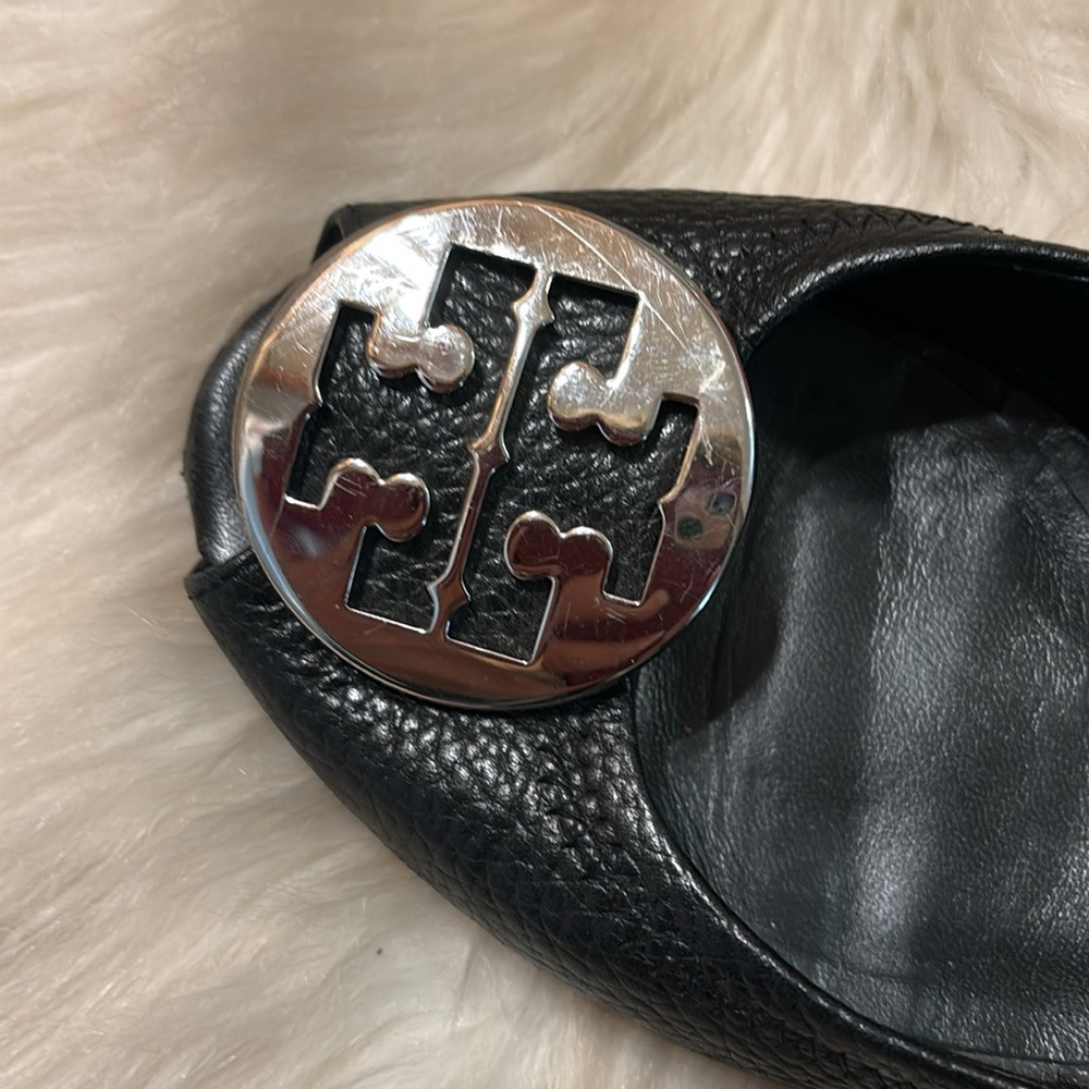 Tory Burch Peep Toe Wedge Pumps